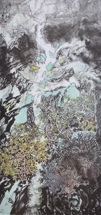 清清水长悠悠 145cm×68cm